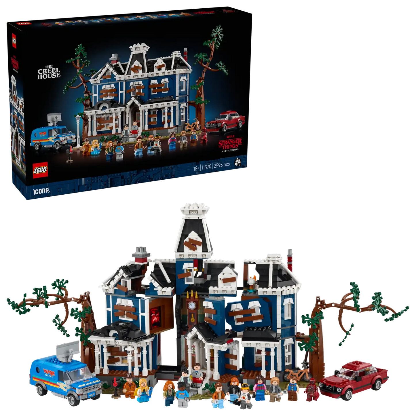 Lego 11370 Icons Stranger Things: The Creel House Presale Brand New W/ FREE ITEM